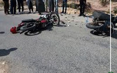 حادث تصادم بين دراجتين ناريتين يسفر عن إصابة أربعة أشخاص ببلقاس
