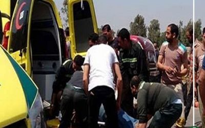 مصرع وإصابة 25 آخرين فى حادثى مرورى بالبحر الأحمر