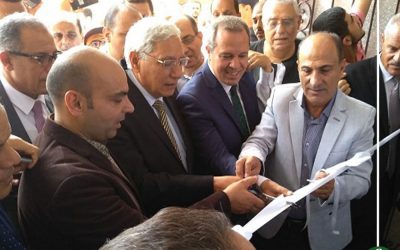 المحافظ يفتتح وحدة طب الأسرة والمبنى الجديد بمستشفى أجا المركزي