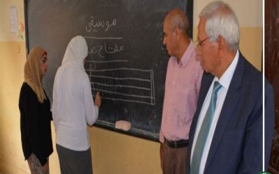 شاروبيم يتفقد مدرستي “ميت الصارم” و”ميت خيرون” في المنصورة