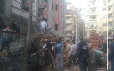 عاجل .. حريق بمستشفي المنصورة العام