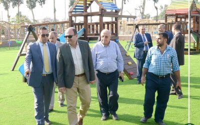 صور.. رئيس جامعة المنصورة يتفقد المرحلة الأولى لخطة تطوير نادى النيل