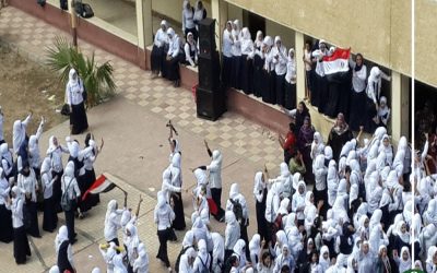 5 مدارس فى طلخا مهددة بالانهيار