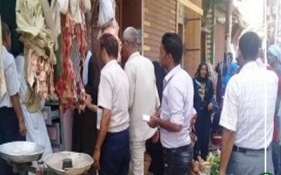 الصحة تشن حملات مكثفة علي المحلات والمطاعم بالدقهلية