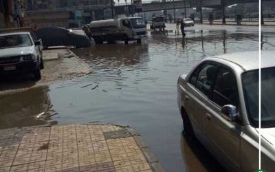 أمطار رعدية تفاجئ دمياط.. والشوارع تغرق في المياه