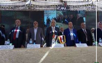 “شاروبيم” يكرم أسر شهداء بنى عبيد في ذكرى النصر