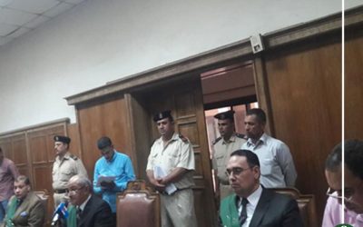 إجراءات أمنية مشدده تزامنا مع ثاني جلسات محاكمة والد طفلين ميت سلسيل