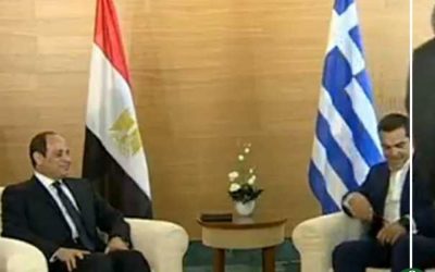 بدء القمة الثلاثية بين مصر وقبرص واليونان