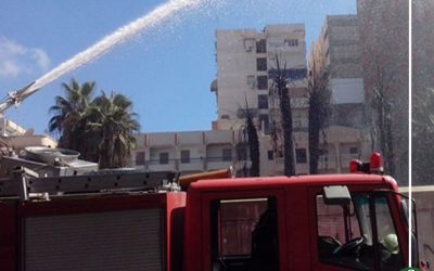 حريق مصنع الزيوت بالدقهلية وإنقاذ جمصة من كارثة