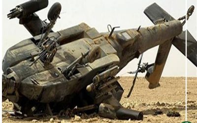 سقوط طائرة عسكرية مصرية على ميدان الرماية في الجيزة