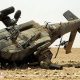 سقوط طائرة عسكرية مصرية على ميدان الرماية في الجيزة