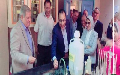 رئيس الوزراء يتفقد محطة مياه ميت خميس