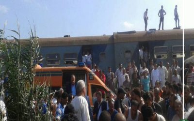 مصرع سيدة دهسا بالقطار في طلخا