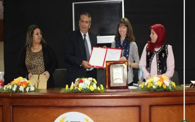 جامعة المنصورة تستضيف عالمة الآثار ميلاني بيتكن