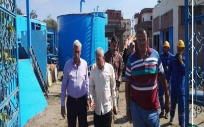 مياه الدقهلية تطمئن علي سير العمل وشكاوي المواطنين بمحطتي دكرنس ورافع جمصة