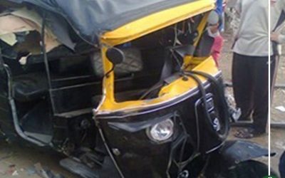 مصرع طالبتين وإصابة سائق توك توك فى حادث أليم على طريق بلقاس بالدقهلية