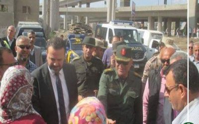 مساعد رئيس الهيئة الهندسية يتفقد عمارات الأوقاف الآيلة للسقوط بالمنصورة