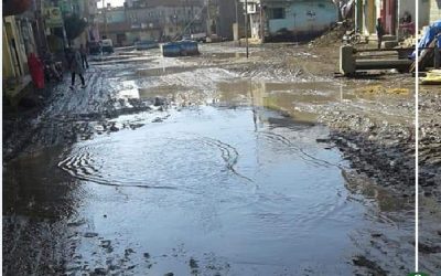 أهالى 30 عزبة يطالبون برصف طريق لسا الجمالية