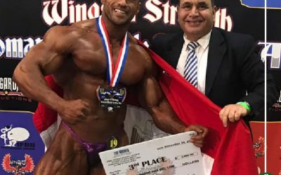 محمد شعبان بن بلقاس ثالث العالم فى بطوله المحترفين لكمال الأجسام برومانيا