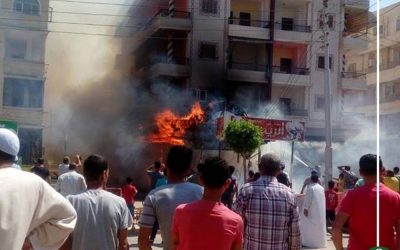 السيطرة على حريق في شقة سكنية بشارع الترعة بالمنصورة