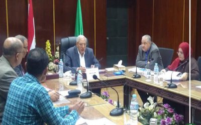 محافظ الدقهلية يبحث إنشاء منطقة لوجستية بجمصة لتنمية التجارة الداخلية