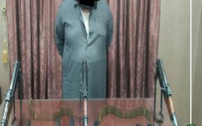 ضبط تاجر سلاح بالدقهلية وبحوزته 3 بنادق آلية وطبنجتين و 130طلقة