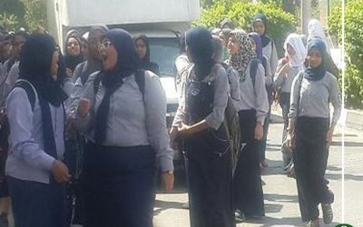 الشرطة تقبض على طلاب ثانوى المتظاهرين وتسلمهم لأولياء أمورهم بالدقهلية