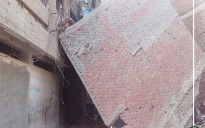 النيابة تحقق في انهيار عقار «بلقاس» بالدقهلية