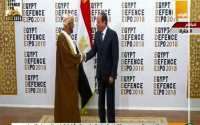 السيسي يستقبل رؤساء الوفود المشاركة في إيديكس 2018