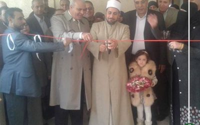 رئيس المنطقة الأزهرية يفتتح المعرض الفني بمعهد منية النصر الابتدائي