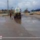 شفط مياه الأمطار من شوارع جمصة