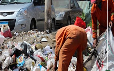 إضراب عمال النظافة بطلخا لعدم تقاضي أجورهم