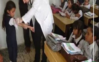 4 حالات جدري في مدرسة على مبارك بمنية النصر