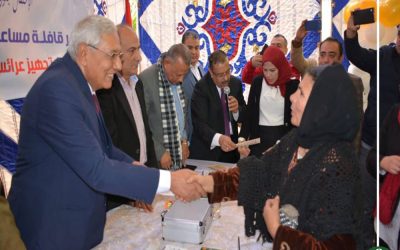 بحضور شاروبيم .. احتفالية لـ50 عروسة بأجا