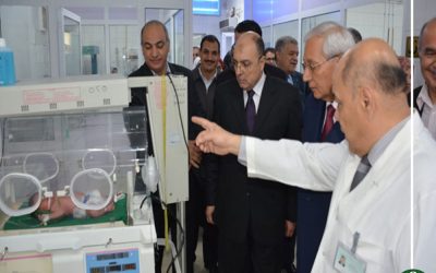 شاروبيم .. يفتتح توسعات مستشفى ميت غمر