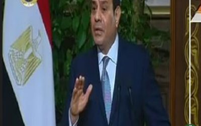 السيسي : الشرطة لا تتعامل مع المتظاهرين بالأسلحة
