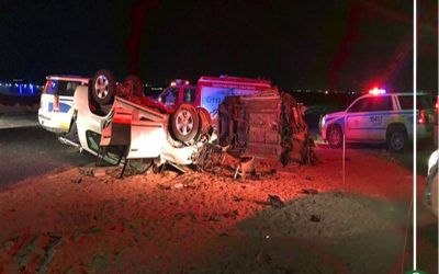 حادث سير أودى بحياة 6 مصريين بالكويت