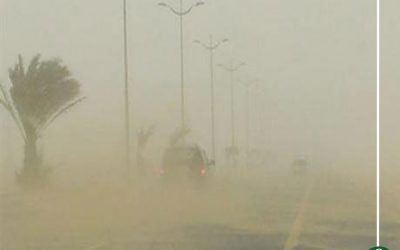 الأرصاد تحذر:رياح مثيرة للأتربةخلال الـ48ساعة القادمة