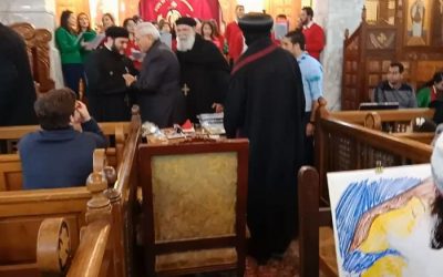 كنائس المنصورة تشهد الاحتفال برأس السنة الميلادية