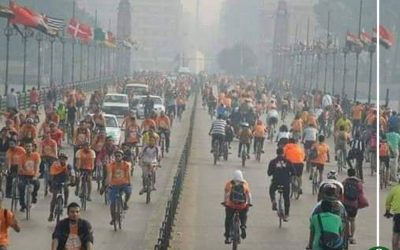 ماراثون دراجات بجامعة المنصورة بجوائز مالية