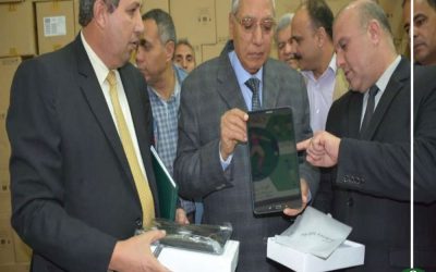 إنتهاء توزيع التابلت على الإدارات التعليمة بالدقهلية
