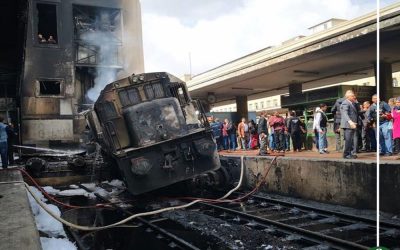 20 متوفى و40 مصاب في انفجار جرار بمحطة مصر