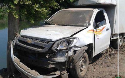 إصابة 4 أشخاص إثر حادث تصادم في دكرنس