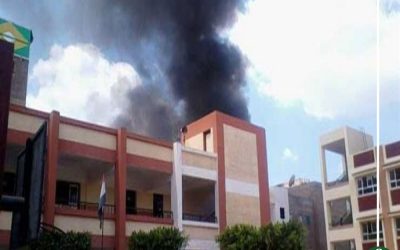 السجن 7 سنوات لطالبين أحرقا غرفة بإحدى المدارس