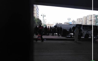 انفجار قنبلة قرب مسجد الاستقامة بميدان الجيزة