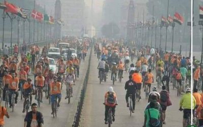 جامعة المنصورة تنظم ماراثون دراجات بجوائز مالية