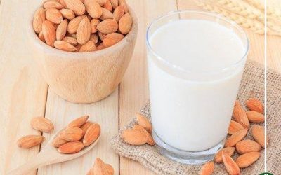حليب اللوز لزيادة كثافة العظام وإنقاص وزنك
