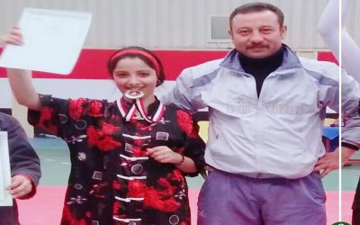 بنت الدقهلية “مى” تحصد ذهبية الجمهورية بالكنغوفو
