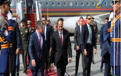 السيسى يستقبل ملك الأردن للمشاركة فى القمة الثلاثية