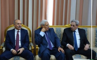 قيادات أمنية تهنىء محافظ الدقهلية بعيد القيامة